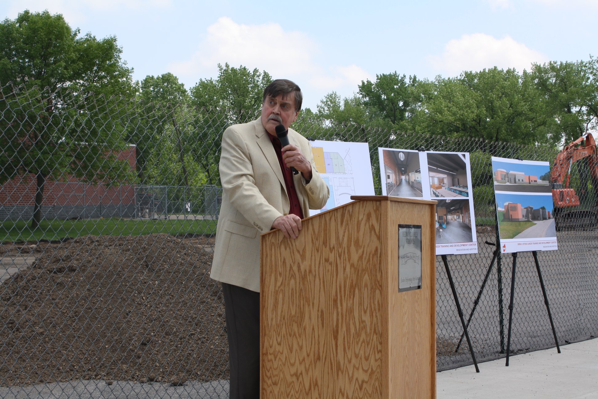 Orrin at Ground Breaking